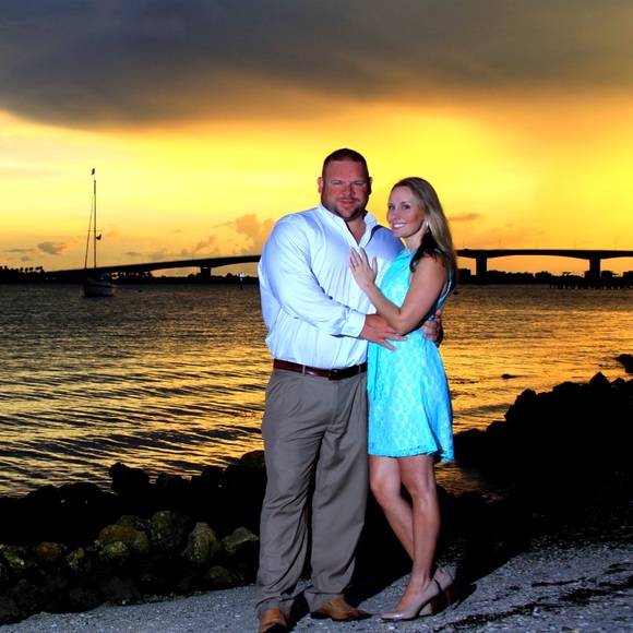 Button-down Aqua Lace Kensie Dress - Small - Picture 5 of 6